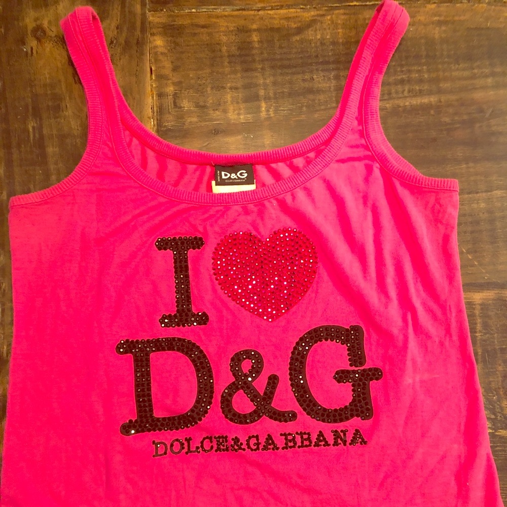 Dolce & Gabbana Pink Tank Top
